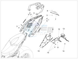 CAPONORD 1200 RALLY E3 ABS (NAFTA) drawing Rear body