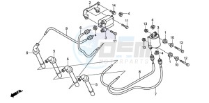 CBF1000S drawing IGNITION COIL