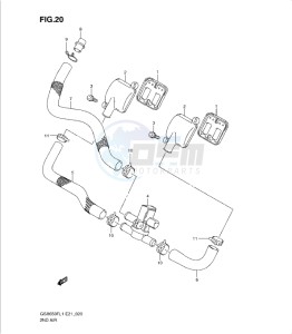 GSXF650 drawing 2ND AIR