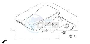 TRX250 RECON drawing SEAT