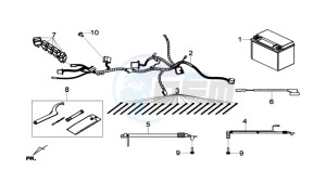 MAXSYM 600I ABS drawing WIRING HARNASS