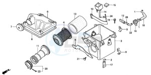 TRX90 drawing AIR CLEANER (2)