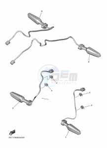 YZF690 YZF-R7 (BEBA) drawing FLASHER LIGHT