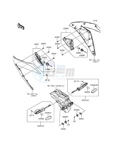 NINJA 300 ABS EX300BEFA XX (EU ME A(FRICA) drawing Turn Signals