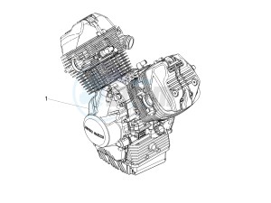 V7 III Racer 750 e4 (EMEA) drawing Engine-Completing part-Lever