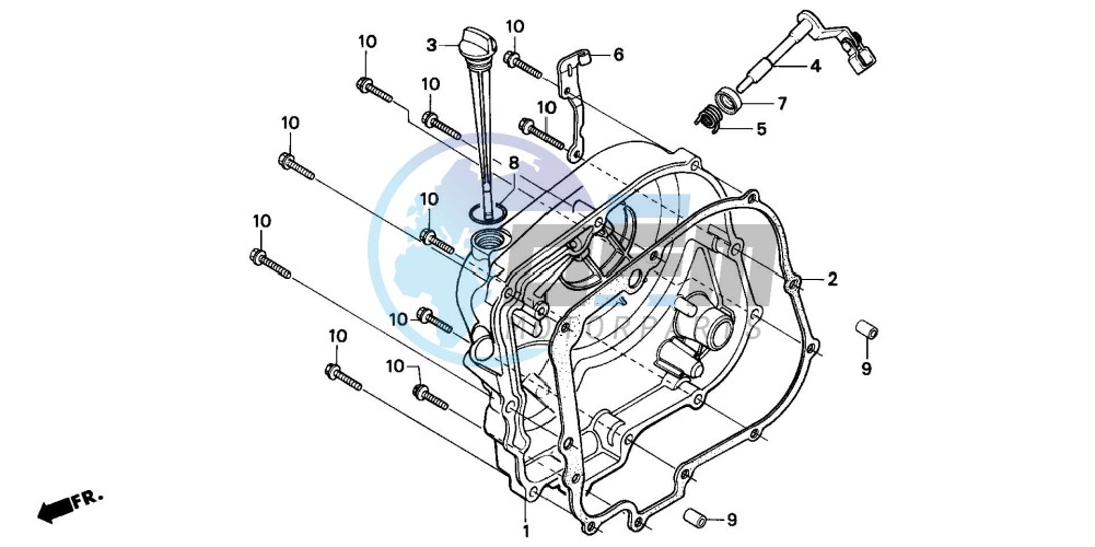 RIGHT CRANKCASE COVER