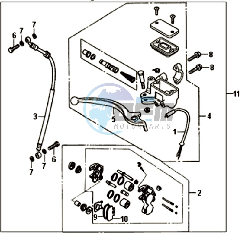 FR PLATE / HEAD LIGHT