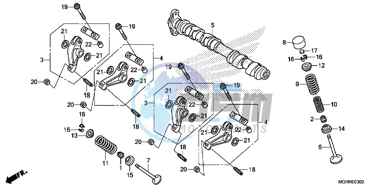 CAMSHAFT/ VALVE (FRONT)