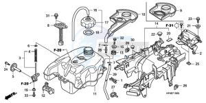 TRX420TMA Europe Direct - (ED / 2WD) drawing FUEL TANK