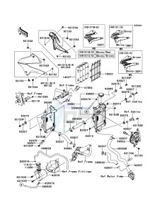 KLX250 KLX250SBF GB XX (EU ME A(FRICA) drawing Radiator