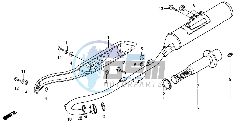 EXHAUST MUFFLER