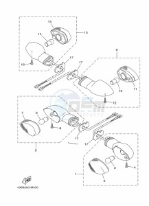 YBR125EGS (43BH) drawing FLASHER LIGHT