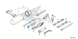 TRX420FA1H TRX420 ED drawing TOOLS