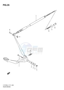 LT-F250 (E17) drawing REAR BRAKE