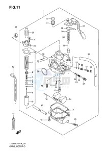 LT-Z90 (P19) drawing CARBURETOR