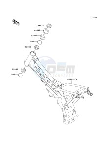 KLX 110 A (A1-A4) drawing FRAME