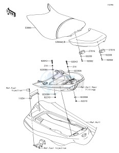 JET_SKI_ULTRA_310X JT1500LFF EU drawing Seat