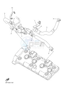 YBR125E (42PK) drawing AIR INDUCTION SYSTEM