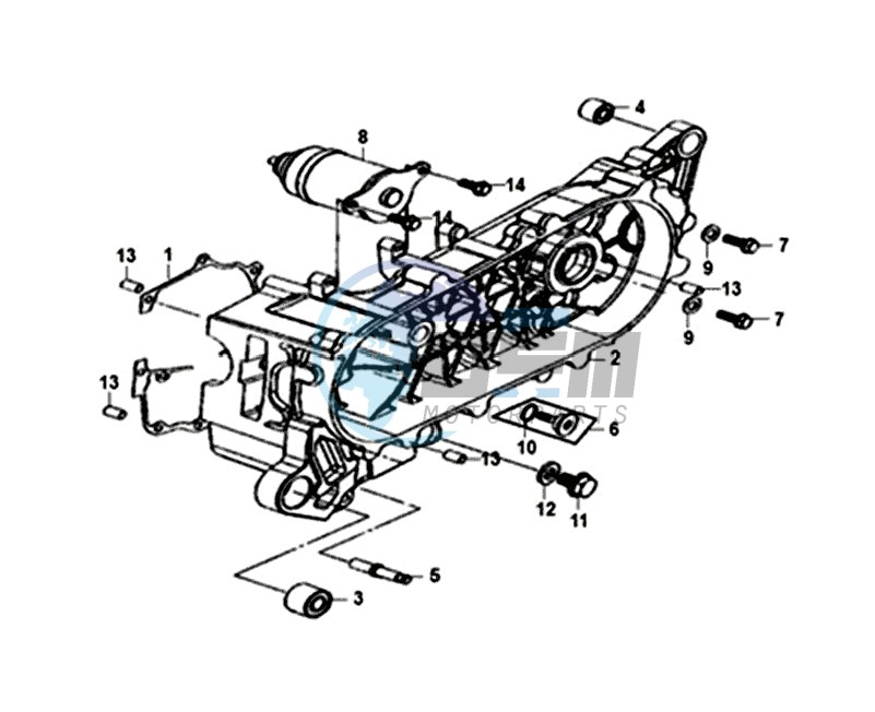 CRANKCASE COVER LINKS