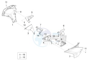 RS 125 4T E4 ABS (EMEA) drawing Side fairing