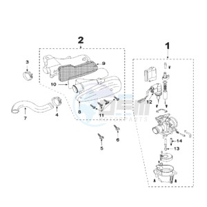 VIVA 3 L 50 2T drawing CARBURETTOR