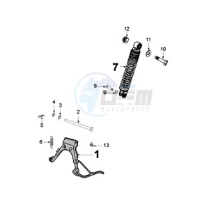 FIGHT 3 AX drawing SUSPENSION AND STAND