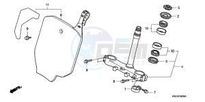 CRF150RBC drawing STEERING STEM