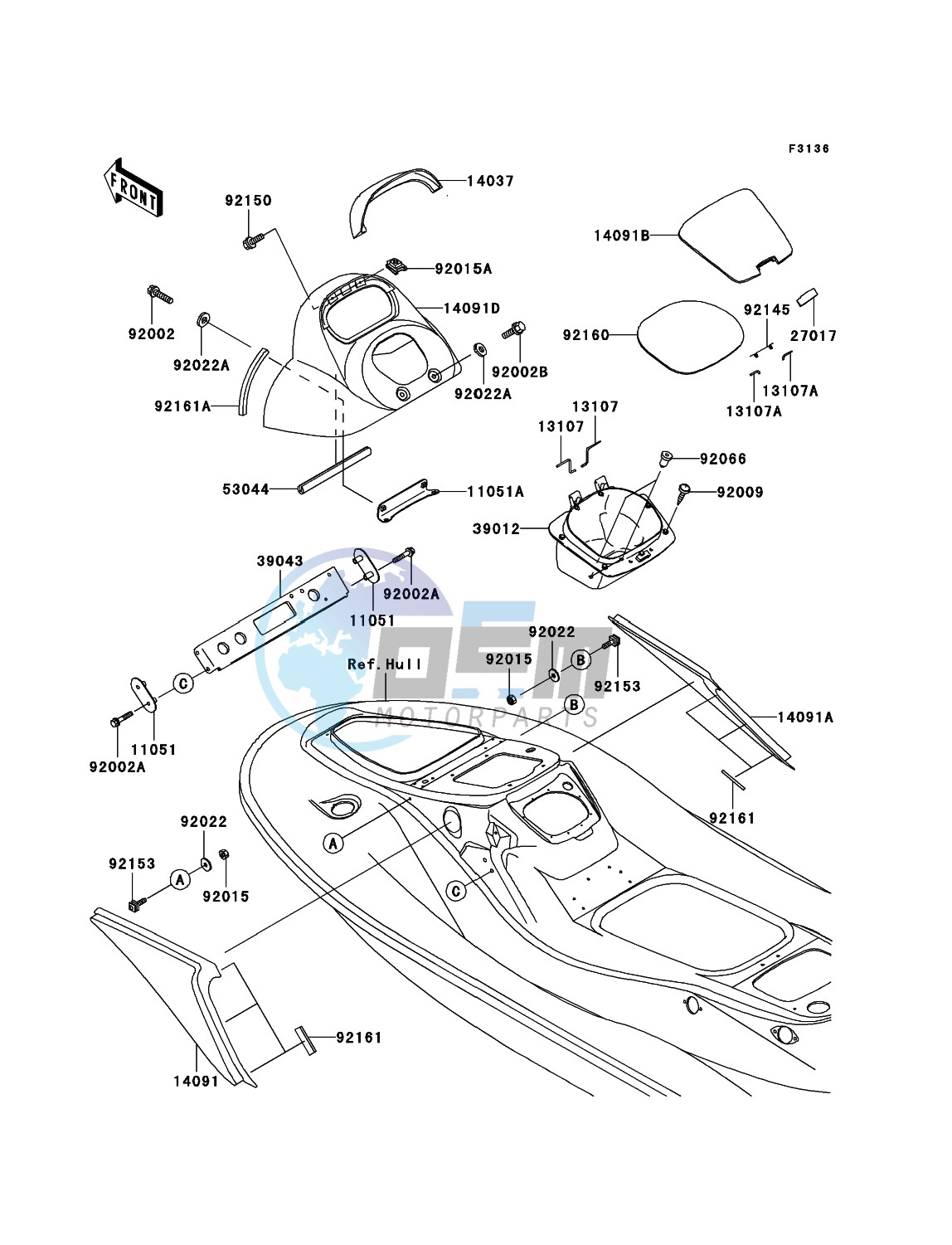 Hull Middle Fittings