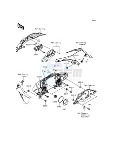 NINJA ZX-10R ZX1000JFF FR XX (EU ME A(FRICA) drawing Headlight(s)