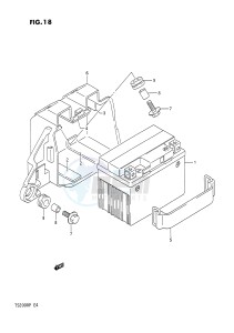 TS200R (E4) drawing BATTERY