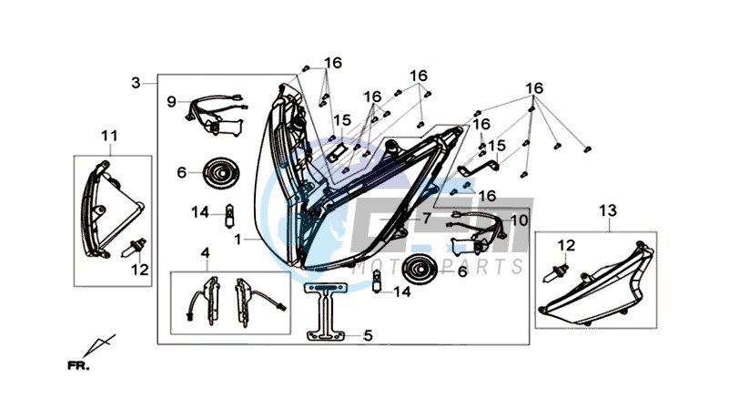 HEAD LAMP CPL.