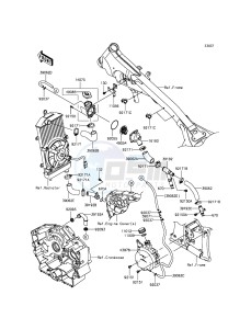 VULCAN 900 CLASSIC VN900BFFA GB XX (EU ME A(FRICA) drawing Water Pipe