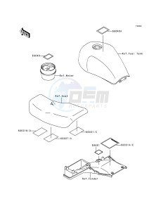 ZR 750 C [ZEPHYR 750] (C1-C3) [ZEPHYR 750] drawing LABEL