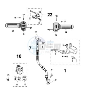 VCLIC BAEV drawing BRAKE SYSTEM - BRAKE DISC D160