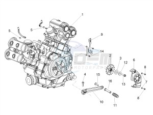 SHIVER 900 ABS (APAC) drawing Engine-Completing part-Lever