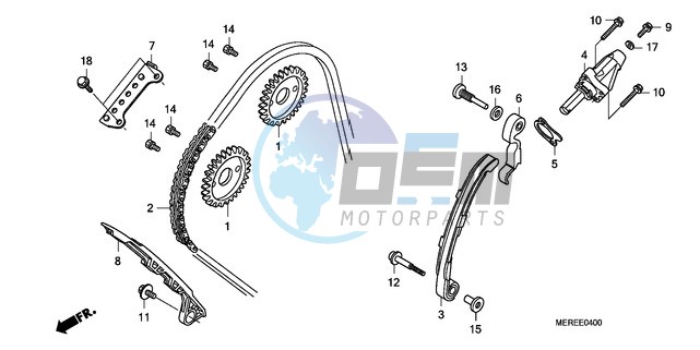 CAM CHAIN/TENSIONER