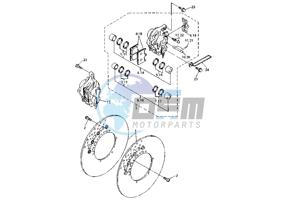 FRONT BRAKE CALIPER