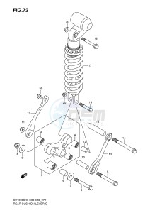 SV1000 (E3-E28) drawing REAR CUSHION LEVER