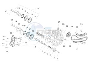 CAPONORD 1200 RALLY E3 ABS (NAFTA) drawing Front cylinder timing system