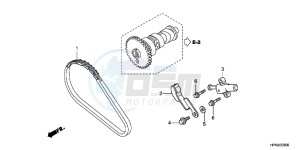 CBR650FAG CBR650F 6ED - (6ED) drawing CAM CHAIN/TENSIONER