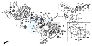 CR125R drawing CRANKCASE