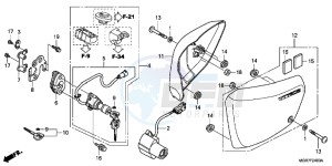 VT750SB drawing SIDE COVER