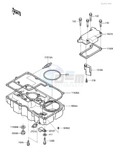 ZX 900 A [NINJA] (A3) NINJA 900 drawing BREATHER COVER_OIL PAN