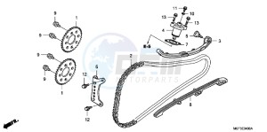 FJS600AB SilverWing ED drawing CAM CHAIN/ TENSIONER