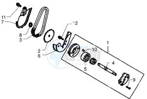 X9 250 drawing Oil pump