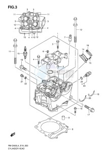 RM-Z450 EU drawing CYLINDER HEAD