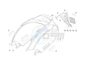 Zip 50 2T drawing Rear cover - Splash guard