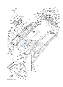 XT1200ZE SUPER TENERE ABS (2KBD 2KBE) drawing FENDER