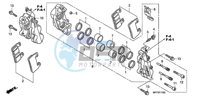 FRONT BRAKE CALIPER