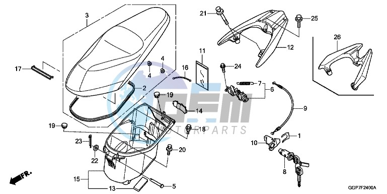 SEAT/LUGGAGE BOX